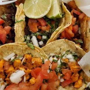 5taco combo with tomato