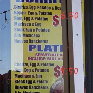 Sorry I cut the prices, but I filled them in.