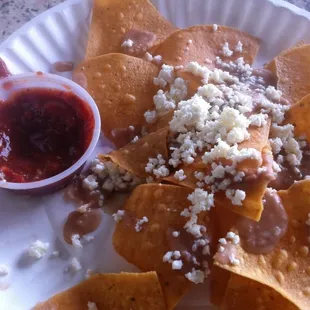 Different approach to chips and salsa.