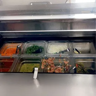 Sauce bar! | IG: @nomwithelaine