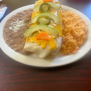 Probably the worst try hard burrito I've ever had. Serve it with salad dressing for all the lettuce.