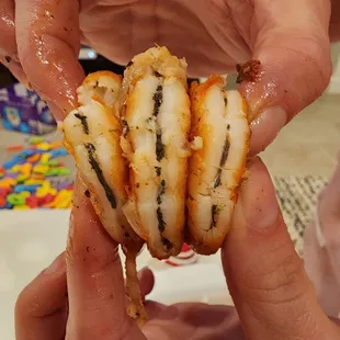 Shrimp Fajitas De Camaron