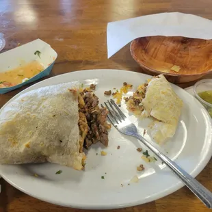 Carne asada burrito