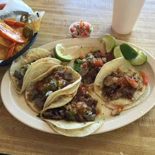 Lengua, carnitas, and asada. Gotta get my fix