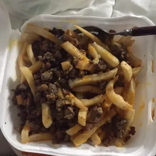 Needs more meat &amp; fries but other than that twas good