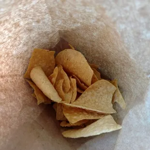 Chips with no salsa!