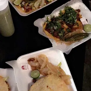 Tacos and gorditas