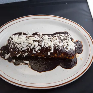 Mole burrito