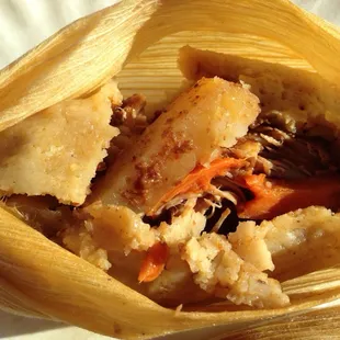 Pork Tamale inside