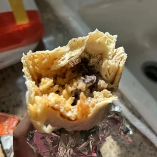 this is supposed to be a super. But It's mostly just rice. There's barely any meat in this either way too expensive for this quality.