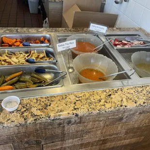 Salsa bar