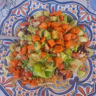 Grilled Veggies Burrito (minus the tortilla). Yum!