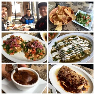 Food here is Amazing! The chips &amp; salsa tacos enchiladas burritos &amp; dessert are all Delicious! A lot of portions for your money!