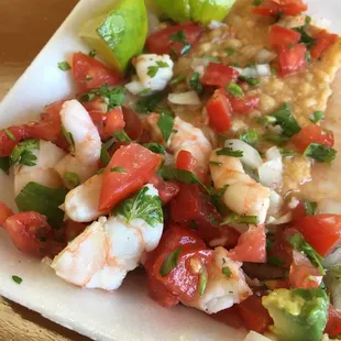 Shrimp Tostada
