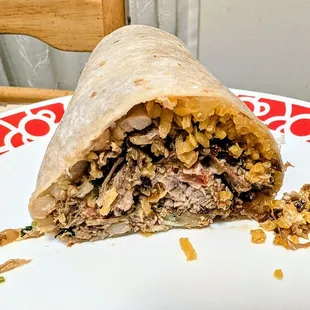 Super carnitas burrito (1/2)
