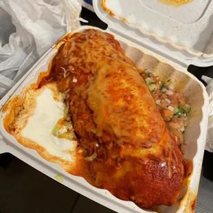 Wet burrito