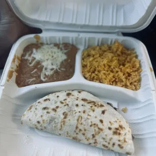 QUESADILLA SUIZA W/MEAT
