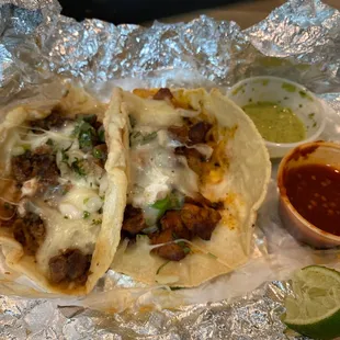 Legit street tacos with homemade tortilla