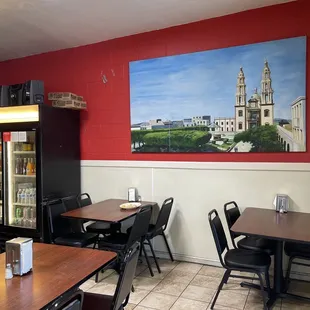 the interior of a restaurant
