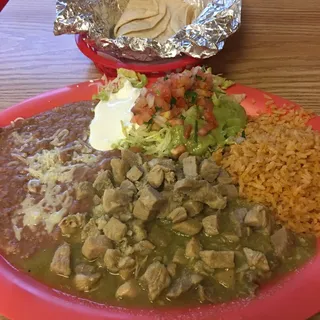 Chile Verde Dinner