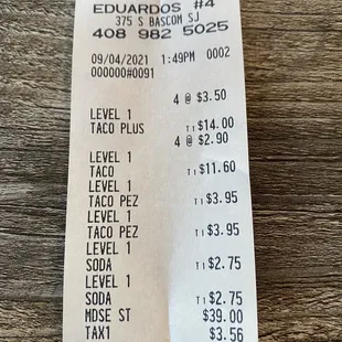 Receipt
