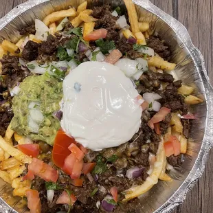 Carne asada fries