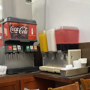 Aguas frescas and fountain drinks