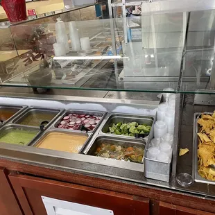 Love the sauce bar!