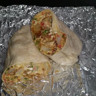 Vegetarian Breakfast Burrito Breakfast