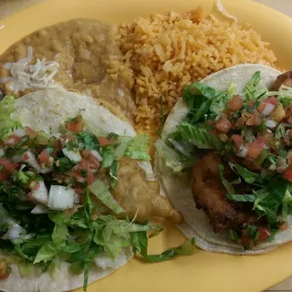 Fish Taco Plate