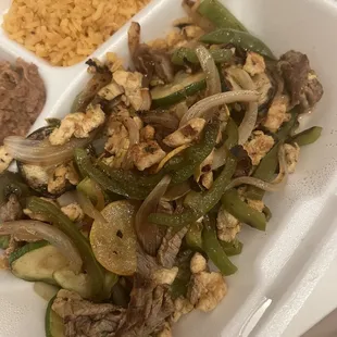 Steak/chicken fajita