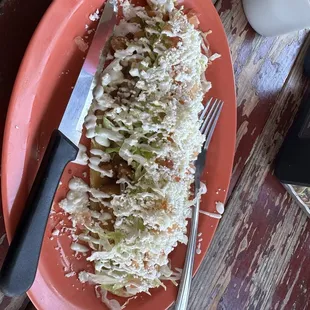 Huarache chicharron