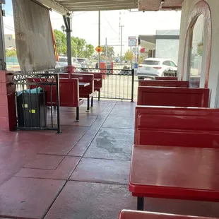 Outside sitting area