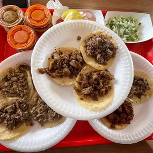 How they served our tacos!