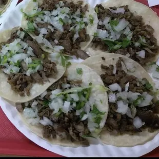 Carne asada tacos