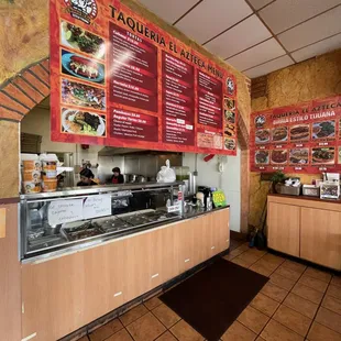 the interior of the restaurant