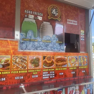 Menu photos and prices