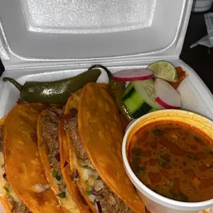 Birria Tacos Birria Quesadillas