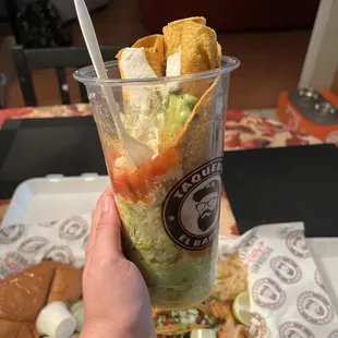 Flautas in a cup