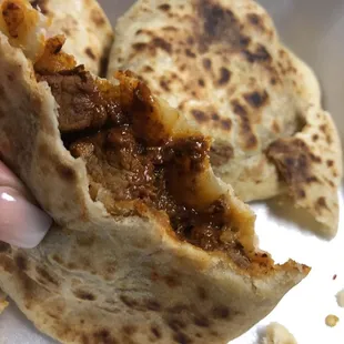 Big chunks of guisado!