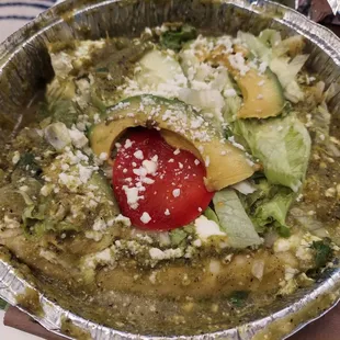 Enchiladas Verde
