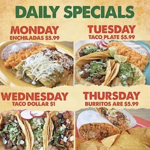 Daily Specials