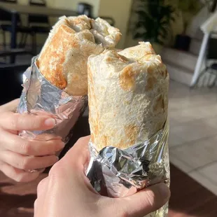 Super Burrito and Special Burrito