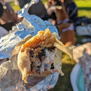 Special burrito lengua