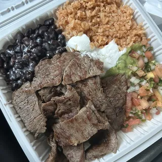 Carne Asada Dinner Plate