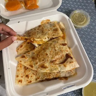 Al Pastor Quesadilla (Marinated Pork)