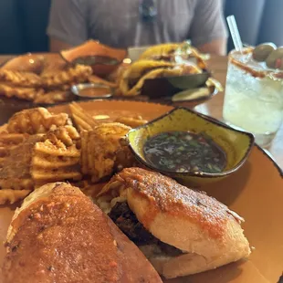 a plate of food