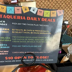 September 2024  Weekly Specials