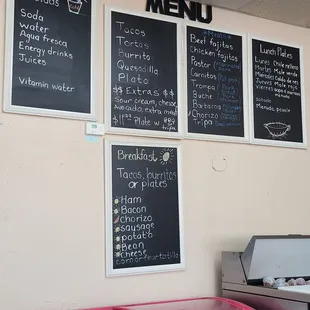 Menu Boards