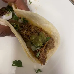 Taco de Barbacoa